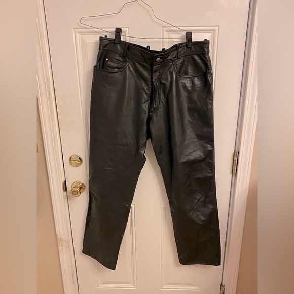 HarleyDavidson Pants Mens Harley Davidson Leather Pants 38x3